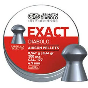 ΒΛΗΜΑΤΑ JSB EXACT 4.52mm / 500, (0.547gr / 8.44grain)