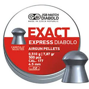 ΒΛΗΜΑΤΑ JSB EXACT 4.52mm / 500, EXPRESS, (0,510gr / 7,87g)