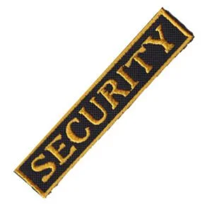 Κεντητά Σήματα | Σήμα Security Στήθους - Κίτρινο