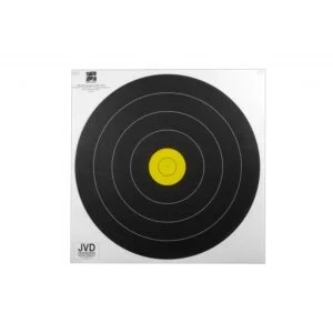 JVD | Στόχος Χάρτινος 60x60cm - Black/Yellow