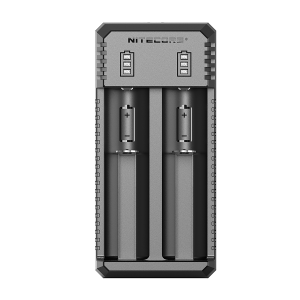 Φορτιστής 2 Θέσεων Nitecore | UI2 - Black