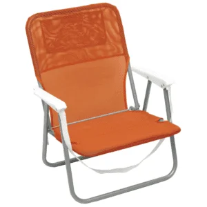 Campus | Καρέκλα Παραλίας Μεταλλική Με Μπράτσα Text - Πορτοκαλι 142-9785-1
