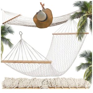 Αιώρα Κήπου απο Δίχτυ με Ξύλινη Ράβδο 190x100