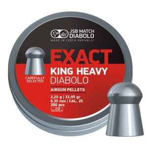 Βλήματα JSB | Exact King Heavy 6,35mm (33,95 grains) - 300pcs