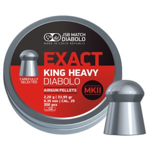 Βλήματα JSB | Exact King Heavy MK2 6,35mm (33,95 grains) - 300pcs