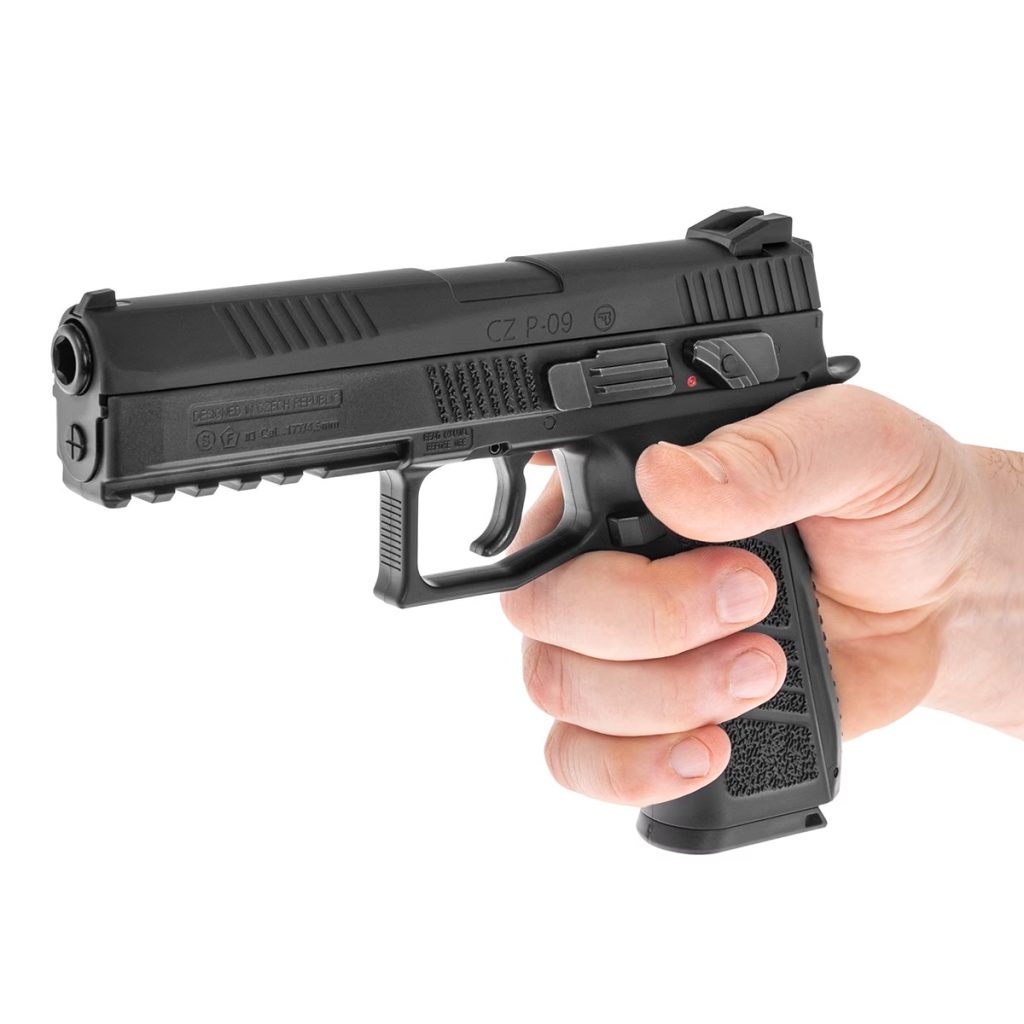 Αεροβόλο Πιστόλι ASG CZ P-09 GBB 4,5mm Black - Blowback/Pellets - Image 7