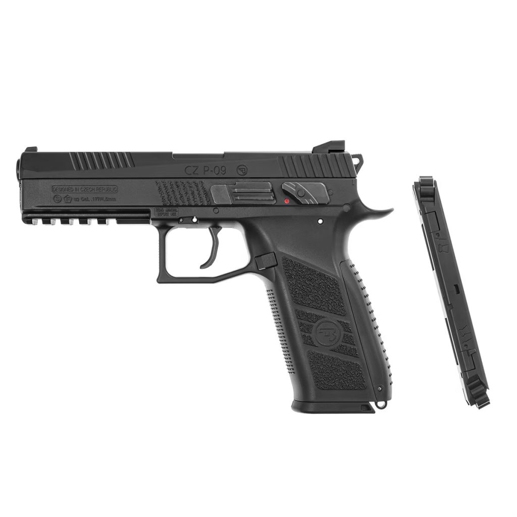 Αεροβόλο Πιστόλι ASG CZ P-09 GBB 4,5mm Black - Blowback/Pellets - Image 5
