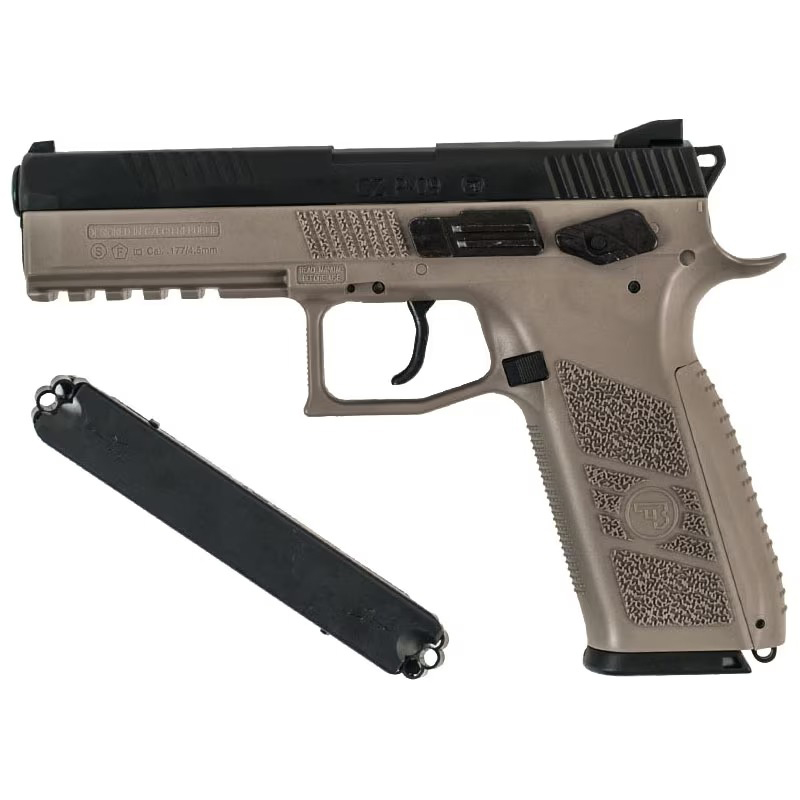 Αεροβόλο Πιστόλι ASG CZ P-09 GBB 4,5mm Desert Tan - Blowback/Pellets - Image 3