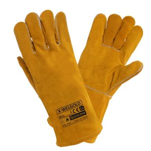 Γάντια Εργασίας Ηλεκτροσυγκολλητή Δερμάτινα Procera X-Welgold Κίτρινα - Size 11