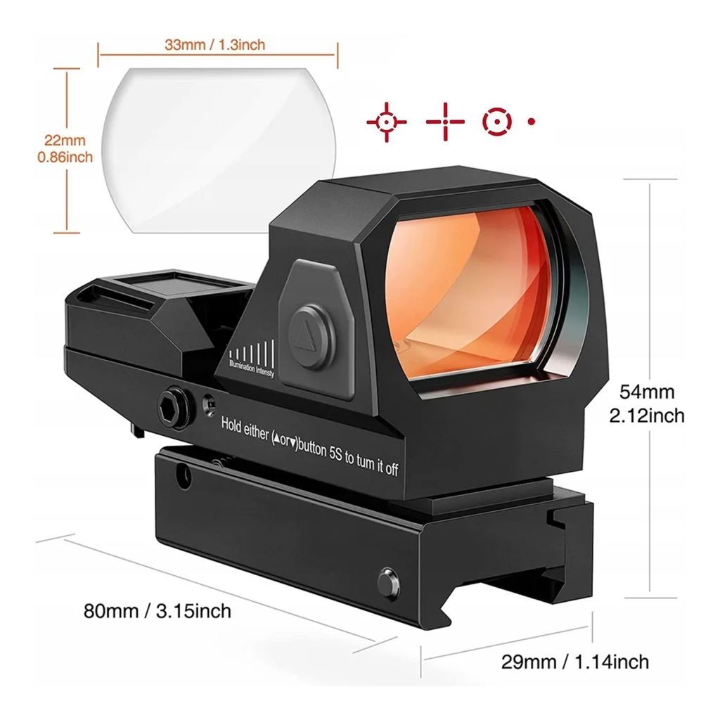 Capa-One | Reflex Red Dot Sight 20mm - Image 3
