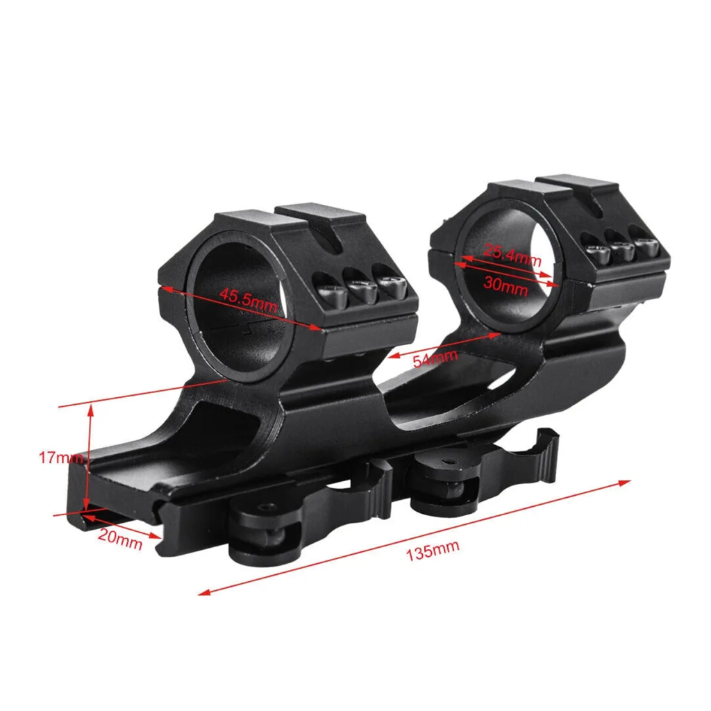 Capa-One | Universal Μονοκόμματη Βάση Διόπτρας 1’’/30mm - Image 3