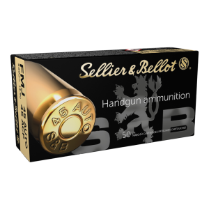 Σφαίρες Sellier & Bellot .45 Auto / .45 ACP 14,9gr 230grs 50τμχ.