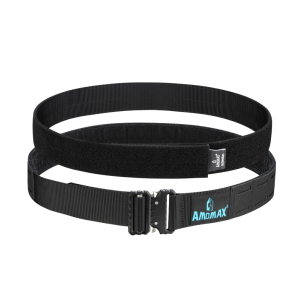 Ζώνη Επιχειρησιακή AMOMAX, Molle, Διπλή, Black, MD