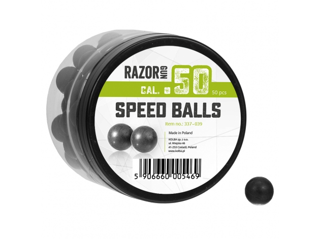 Μπίλιες Καουτσουκ Speed Balls Razor Gun cal.50 - 50pcs