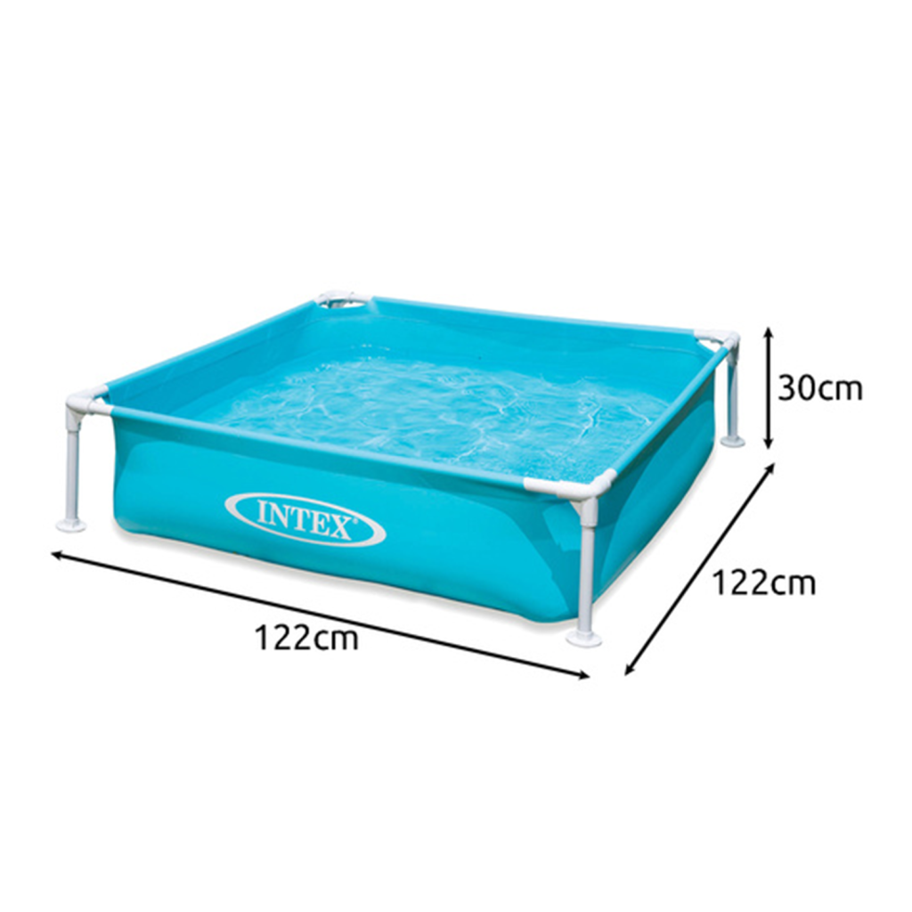 Intex | Παιδική Πισίνα Μεταλλικού Σκελετού 122x122x30cm #57173 - Image 2