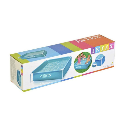 Intex | Παιδική Πισίνα Μεταλλικού Σκελετού 122x122x30cm #57173 - Image 4