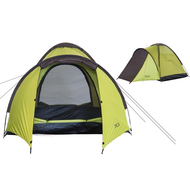 Σκηνή Camping 3 Ατόμων INCA Serenity Πράσινη - Image 2