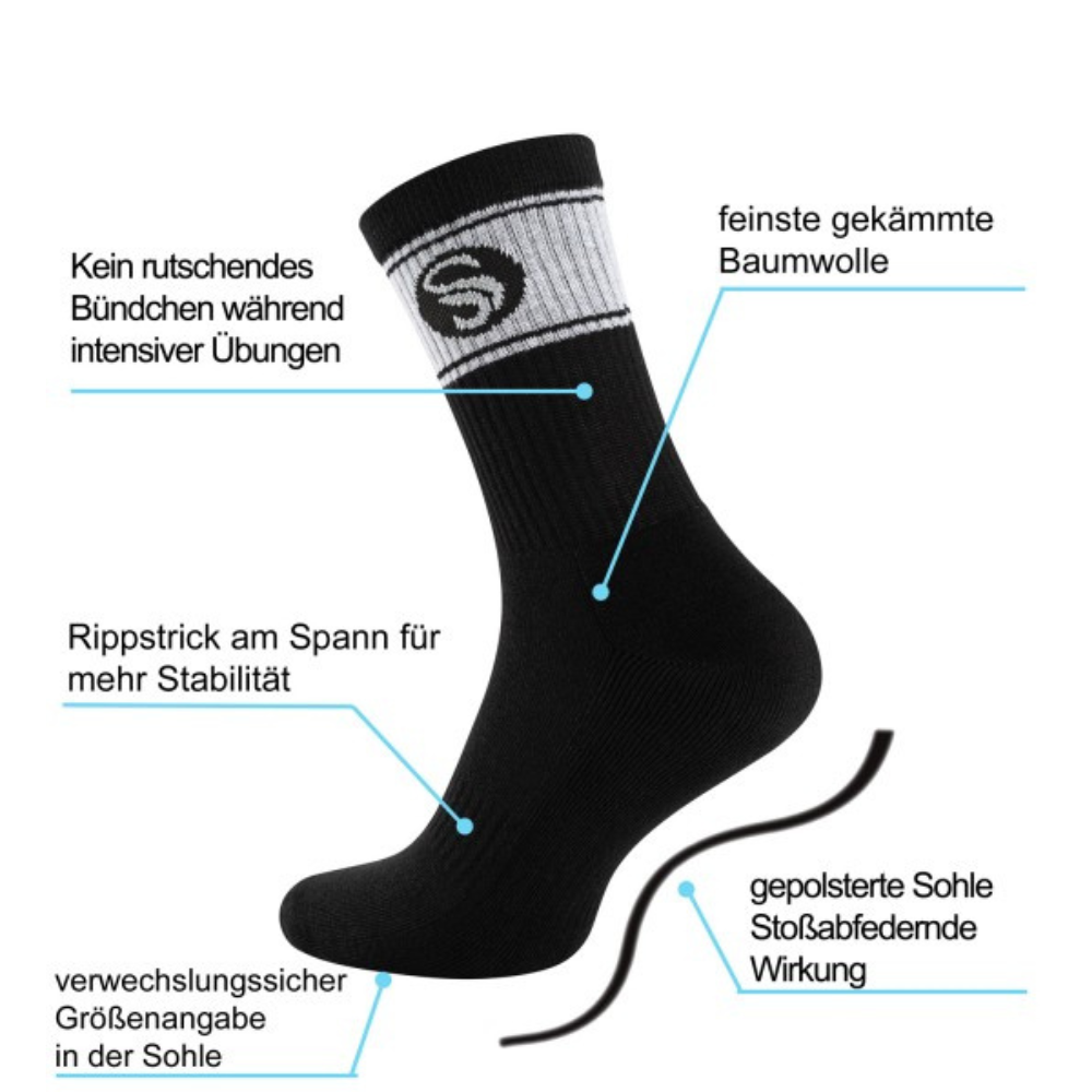 3 Ζεύγη Κάλτσες STARK SOUL®2140 Μαυρο - Image 2