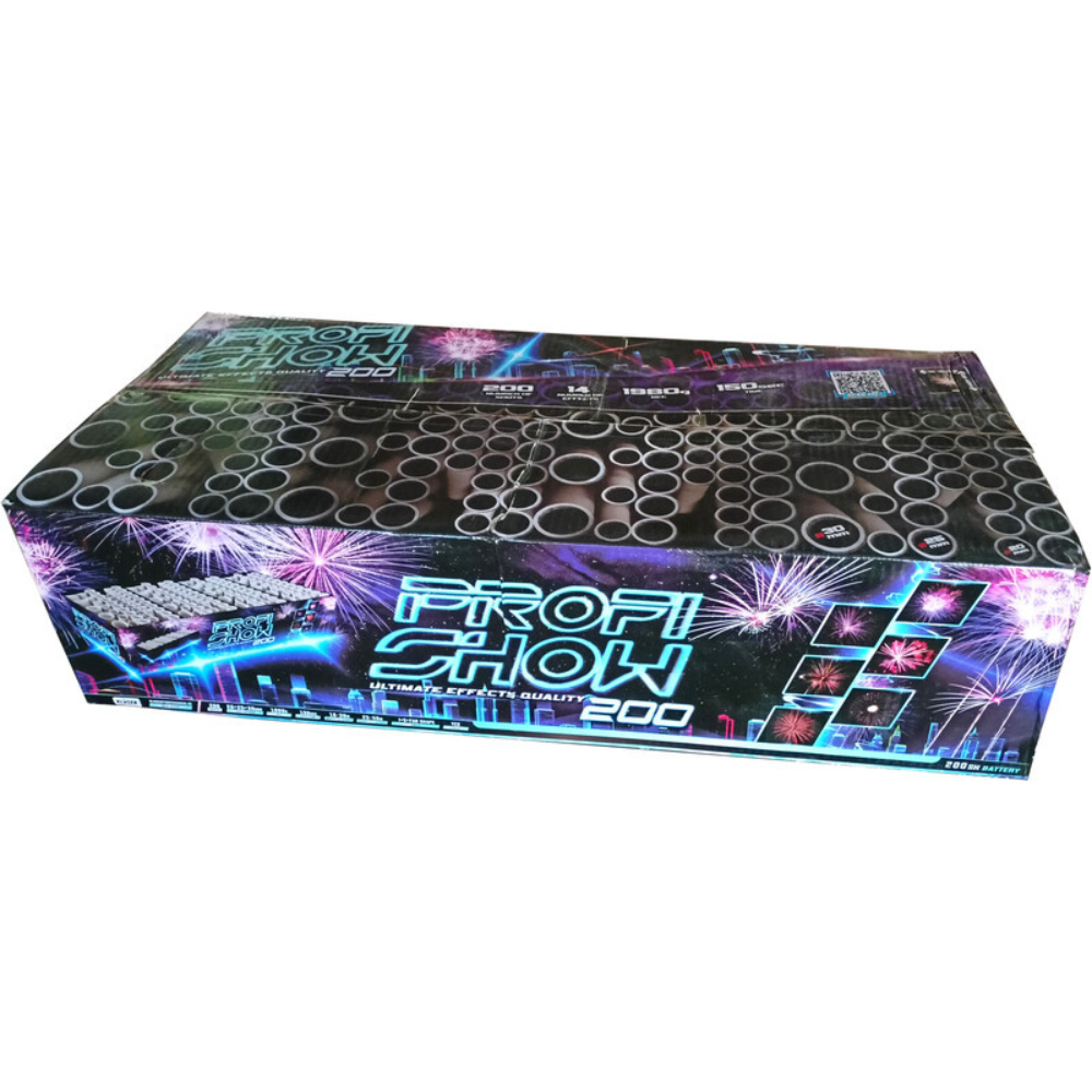 Πυροτεχνήματα Compact 200 βολών / 20, 25, 30mm