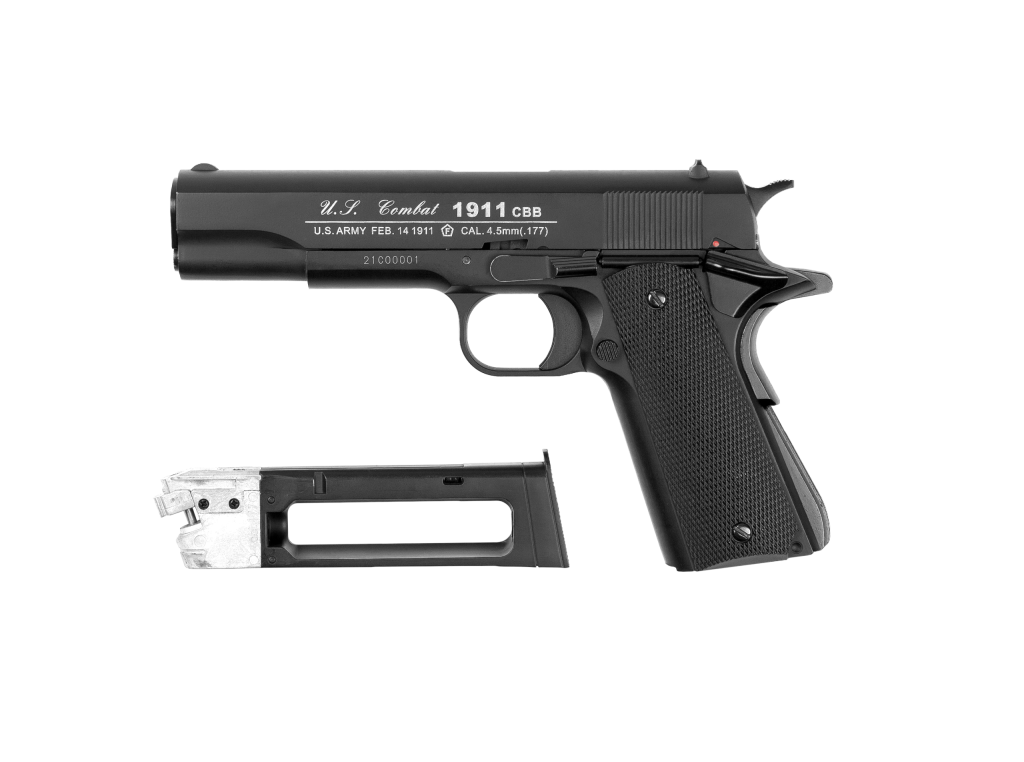 ΑΕΡΟΒΟΛΟ ASG 1911 US-C, MS, BLK, 4.5mm - Image 3