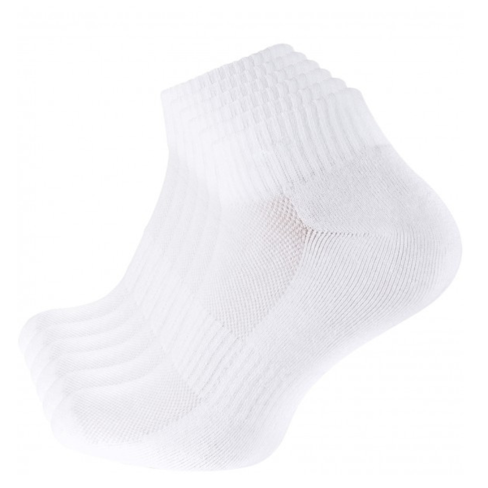 3 Ζεύγη STARK SOUL® Unisex Κάλτσες Quarter Ασπρο 2100 - Image 4