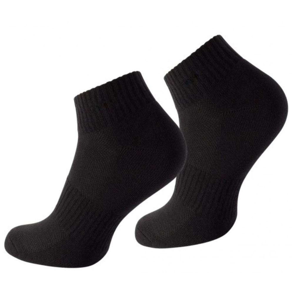 3 Ζεύγη STARK SOUL® Unisex Κάλτσες Quarter Μαυρο 2100 - Image 2