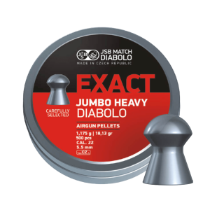 ΒΛΗΜΑΤΑ JSB EXACT JUMBO 5.52mm / 500, HEAVY, (1,175gr. / 18.13g)