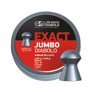 ΒΛΗΜΑΤΑ JSB EXACT JUMBO 5.52mm / 500, (1,03gr / 15.89g)