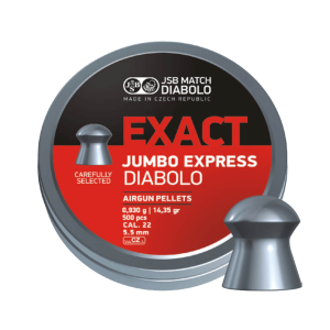 ΒΛΗΜΑΤΑ JSB EXACT JUMBO 5.52mm / 500, EXPRESS, (0.93gr / 14.35g)