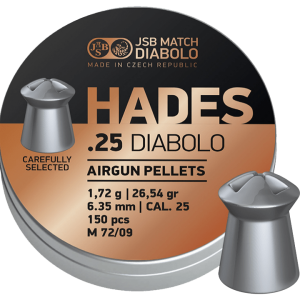 ΒΛΗΜΑΤΑ JSB HADES cal.25 / 6.35mm (1,72g / 26,54gr) / 300pcs