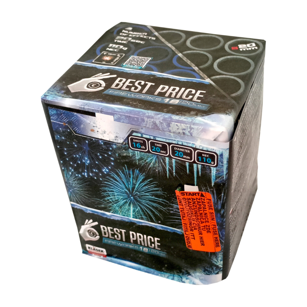 Πυροτεχνήματα 16 βολών Kompakt 20mm Best Price