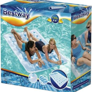 Bestway Φουσκωτό Στρώμα Θαλάσσης Διπλό 193x142cm 43055