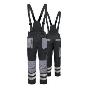 Φόρμα Εργασίας Με Τιράντες Proman Dual Black