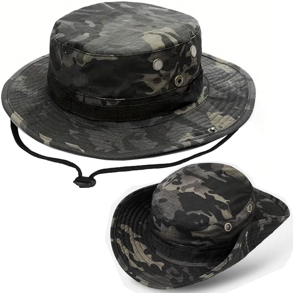 Capa-One | Καπέλο Black Camouflage Boonie