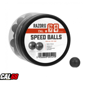 Μπίλιες Καουτσούκ RazorGun Speed Balls Cal.68 - 20pcs