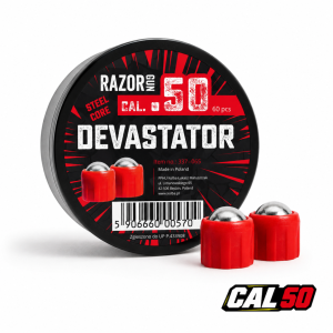 Ατσάλινες Μπίλιες RazorGun | Devastator cal.50 - 60pcs για HDR50/TR50