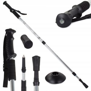 ΜΠΑΤΟΝ Nordic Walking Ασημί (1) Τεμ.