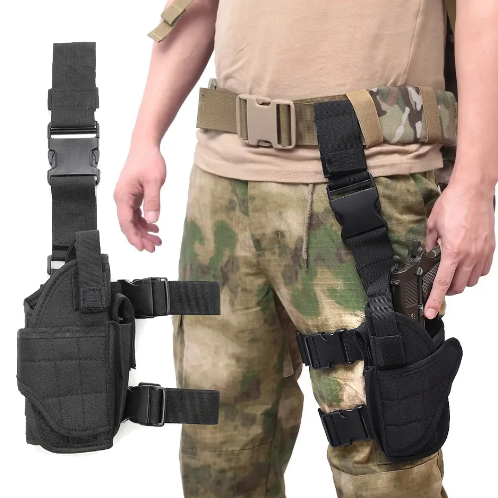 FOXTER Tactical Θήκη Μηρού Πιστολιού με Θήκη Γεμιστήρα – Ρυθμιζόμενη