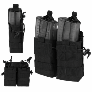 MOUNTAIN GHOST Θήκη Γεμιστήρων Τυφεκίου MOLLE Διπλή – Για 4 Γεμιστήρες AK, M4, G36