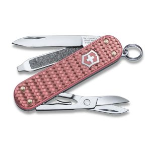 Ελβετικός Σουγιάς Victorinox Classic SD Precious Alox Gentle Rose 58mm – 5 Λειτουργίες EDC
