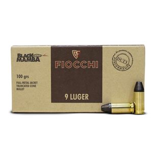 Σφαίρες Fiocchi 9x19 Black Mamba FMJ 50τμχ.