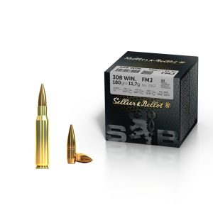 Σφαίρες Sellier & Bellot .308 FMJ 180grs 20τμχ.