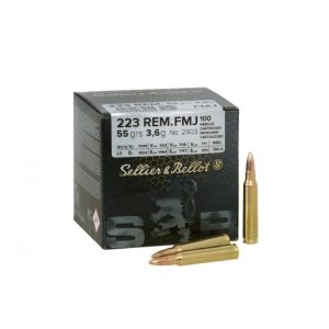 Σφαίρες Sellier & Bellot .223 FMJ 55grs 100τμχ.