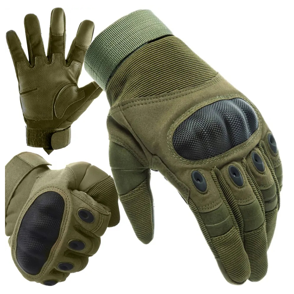 FOXTER® Τακτικά Γάντια Αφής Camo Green 4147 – Στρατιωτικά Γάντια Outdoor, Survival & Σκοποβολής