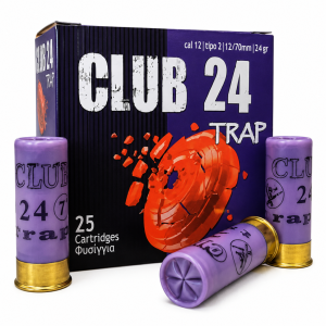 Σκοπευτικά Φυσίγγια ΚΥΡΓΙΑΣ CLUB 24 TRAP C12 24gr