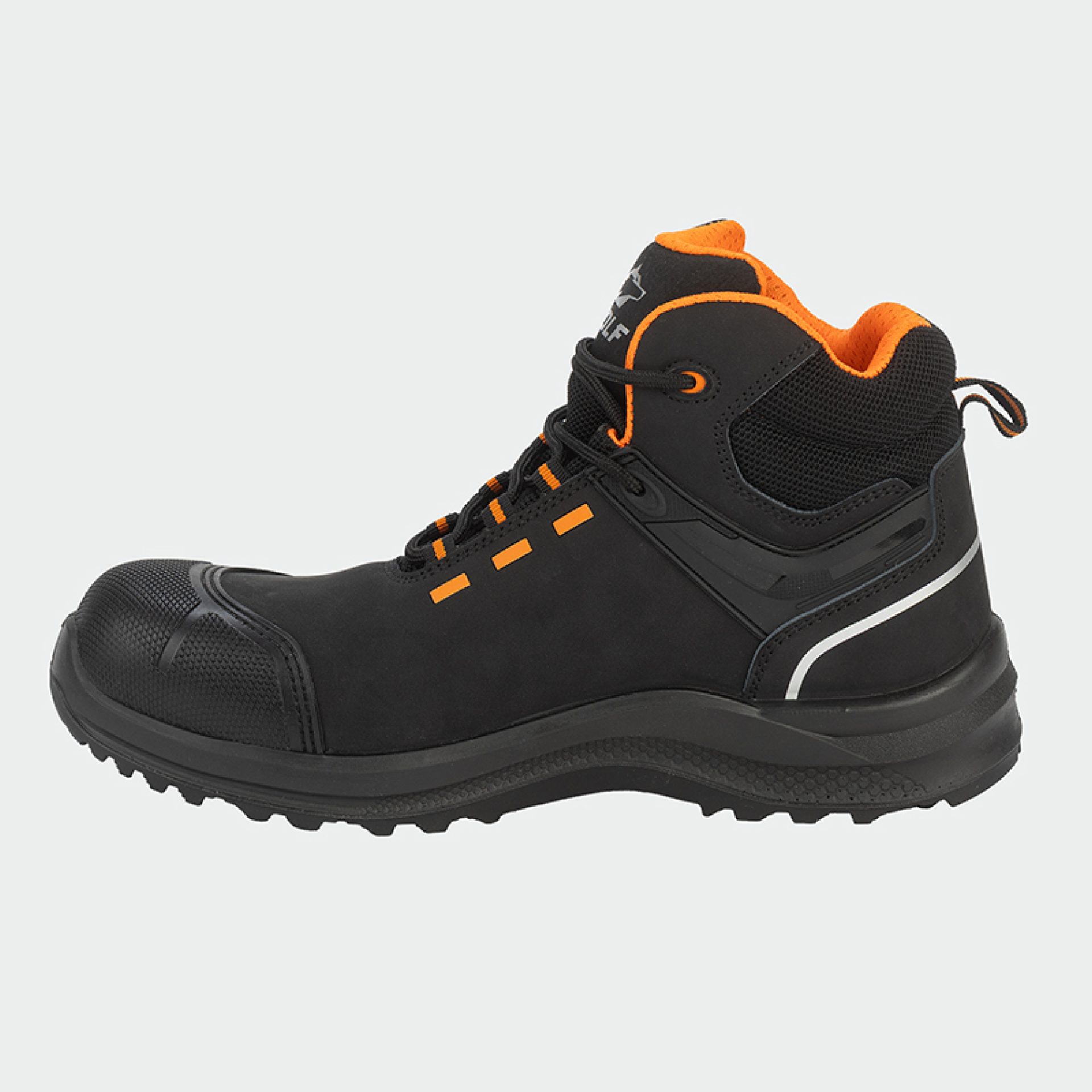 BWOLF DEFENDER HI O2 Μποτάκια Εργασίας Χωρίς Προστατευτικό Δακτύλων Μαύρα – 516707 - Image 3