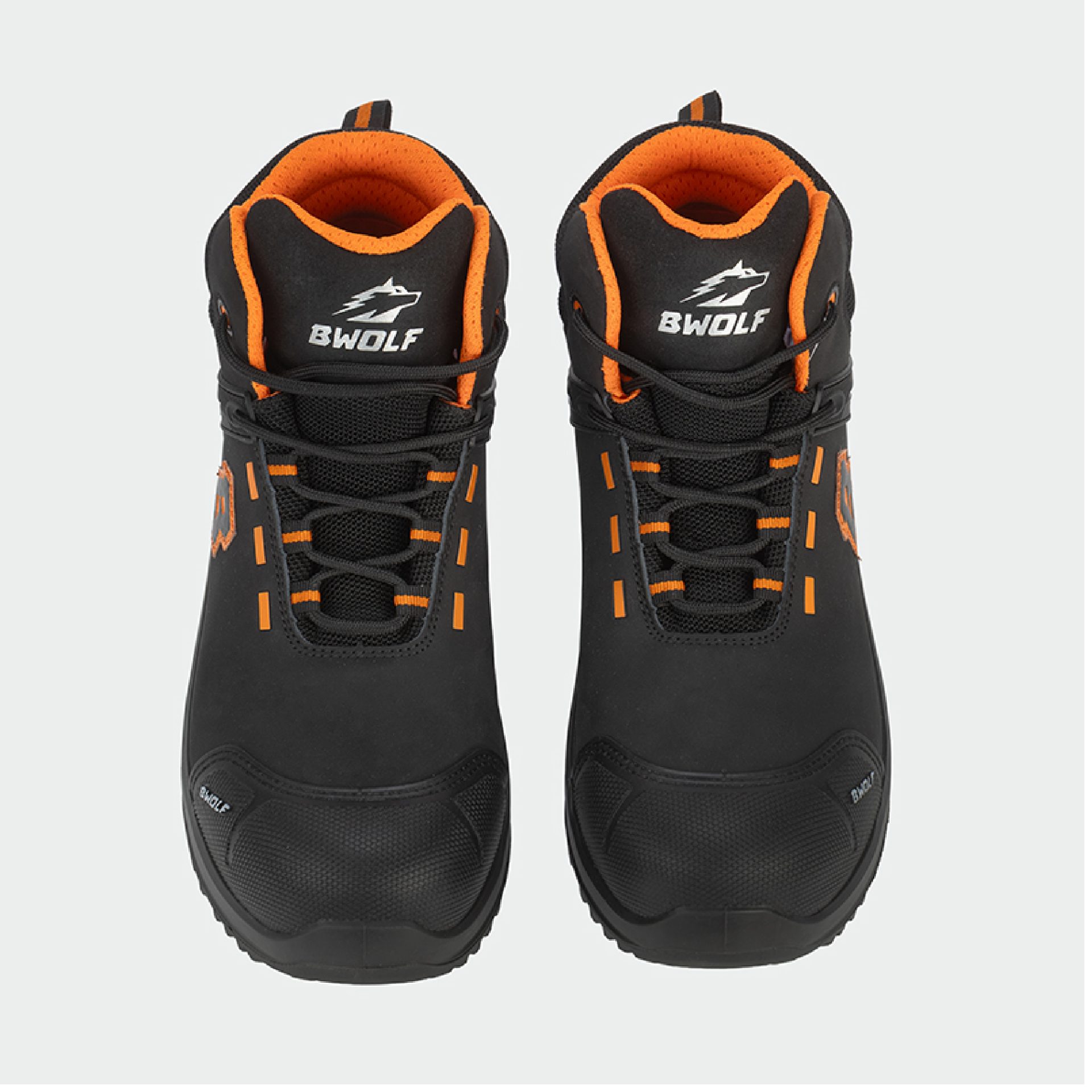 BWOLF DEFENDER HI O2 Μποτάκια Εργασίας Χωρίς Προστατευτικό Δακτύλων Μαύρα – 516707 - Image 4