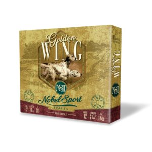 Nobel Sport Italia Golden Wing Cal.12 36gr Φυσίγγια Κυνηγίου με Μάλλινη Τάπα – 10τμχ