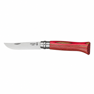Opinel N°08 Laminate Birch Red