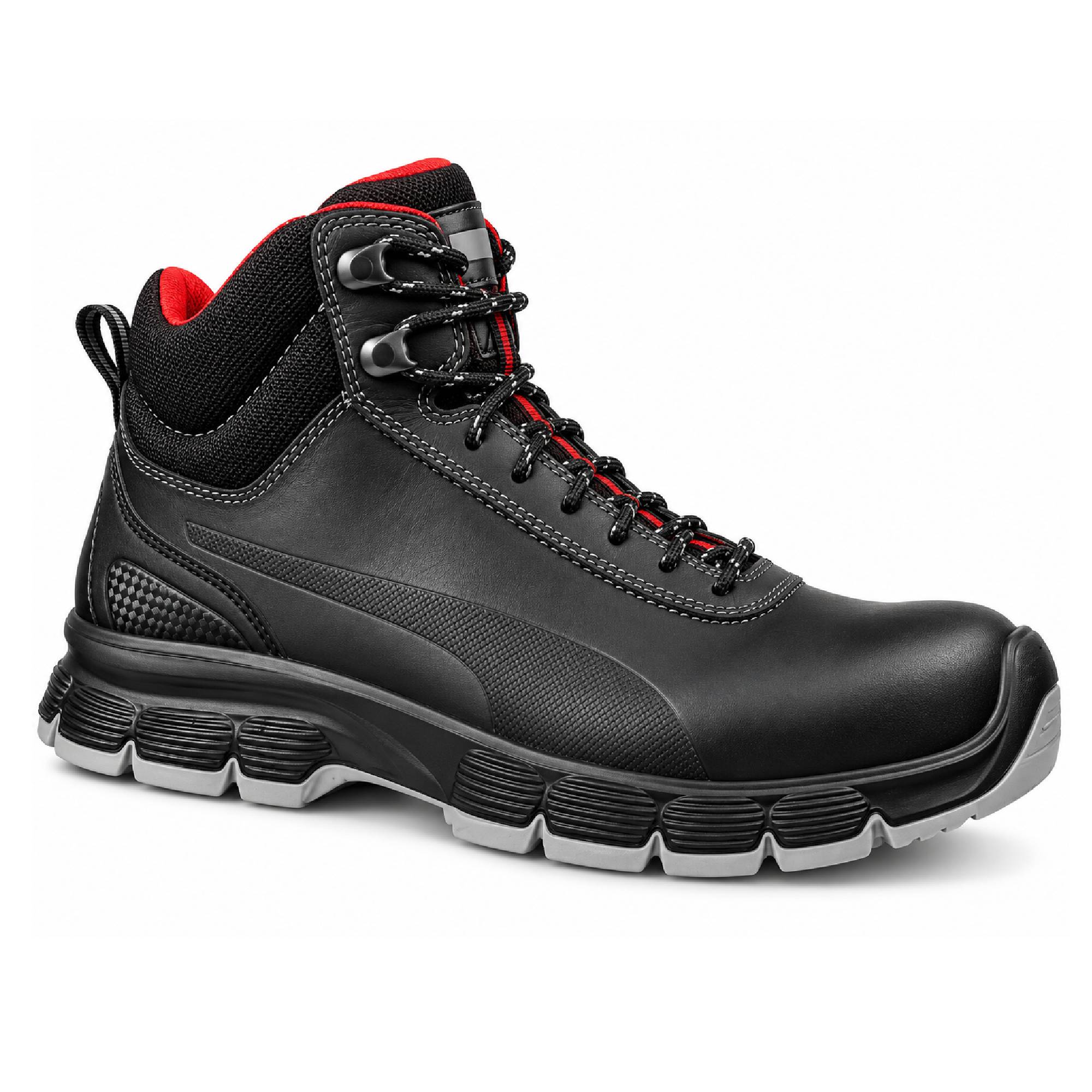 Puma Safety Condor Black Mid S3 ESD SRC Αδιάβροχα Μποτάκια Ασφαλείας Εργασίας Μαύρα